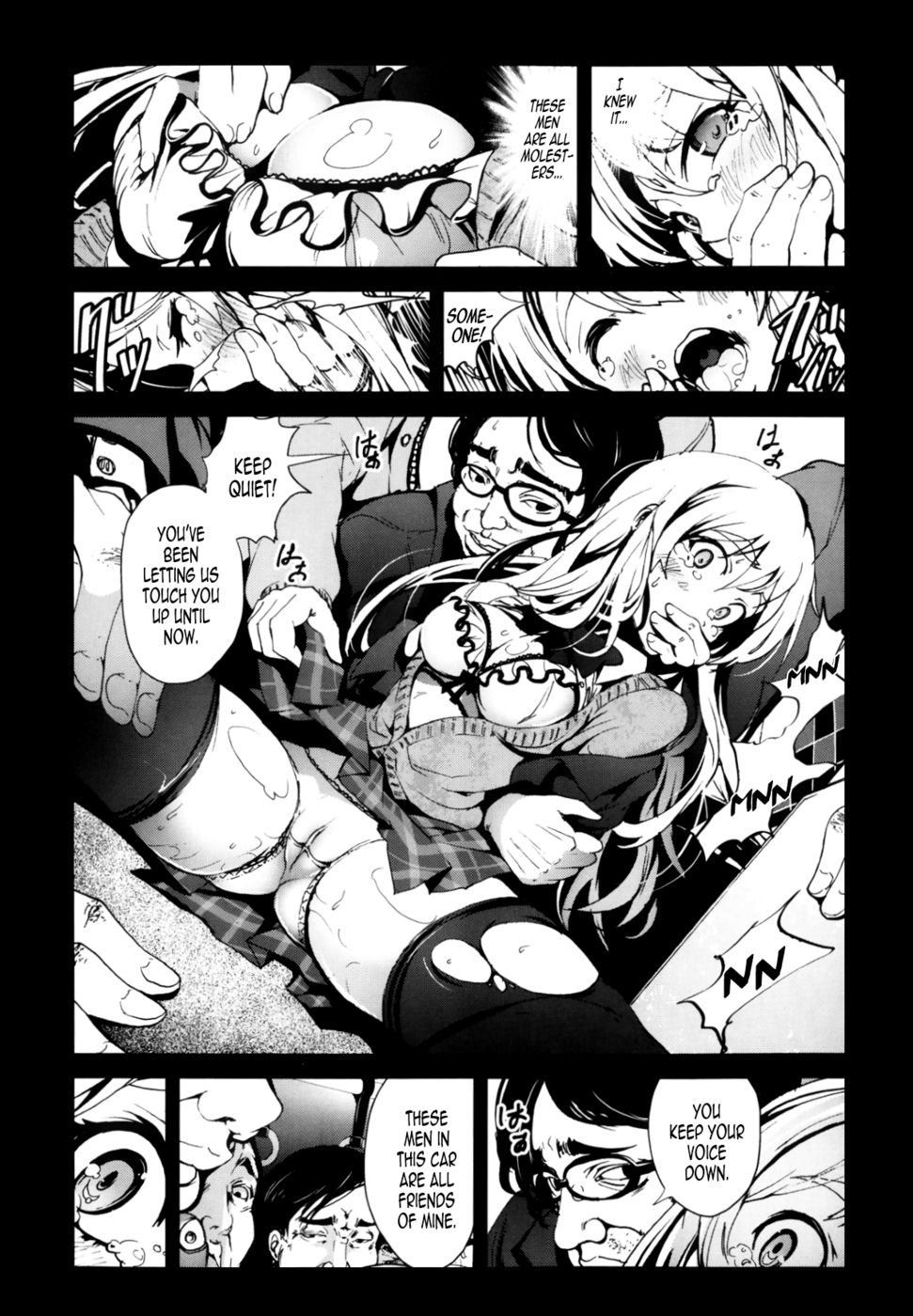 Hentai Manga Comic-A Virgin's Netorare Rape and Despair - Saitama Train Molester Edition-Read-8